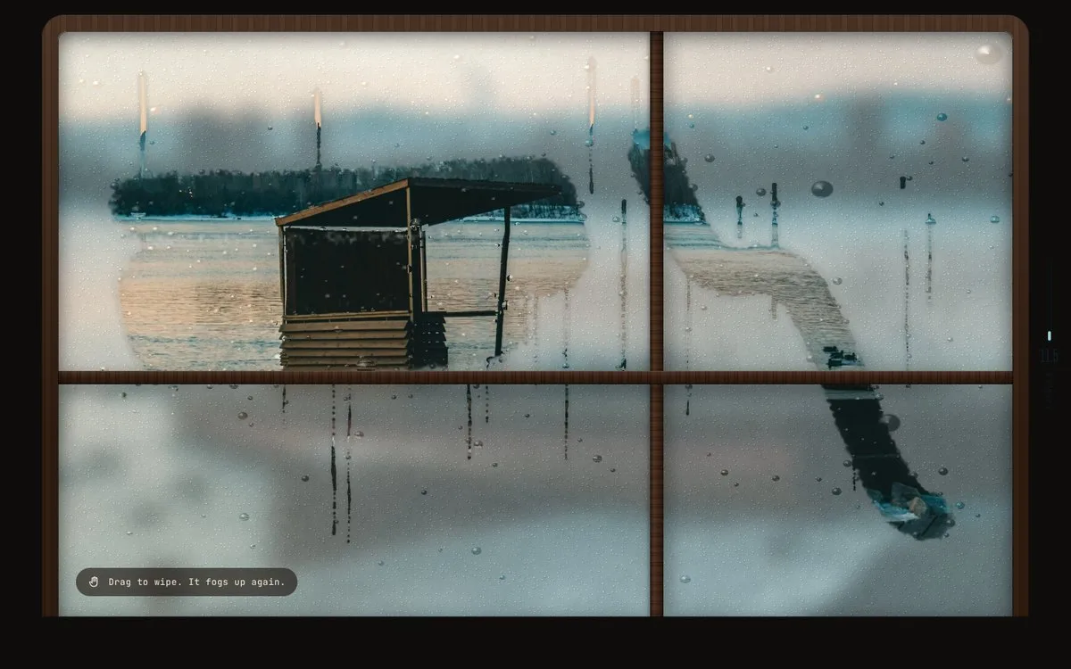 Alder: Wipe the glass