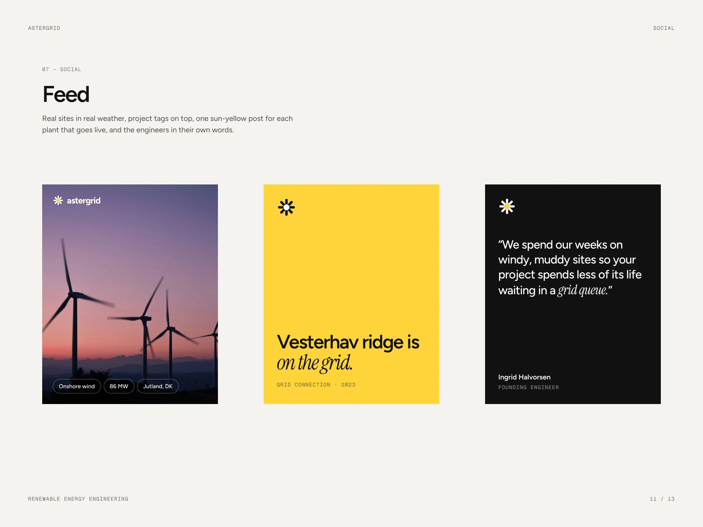 Astergrid: Social