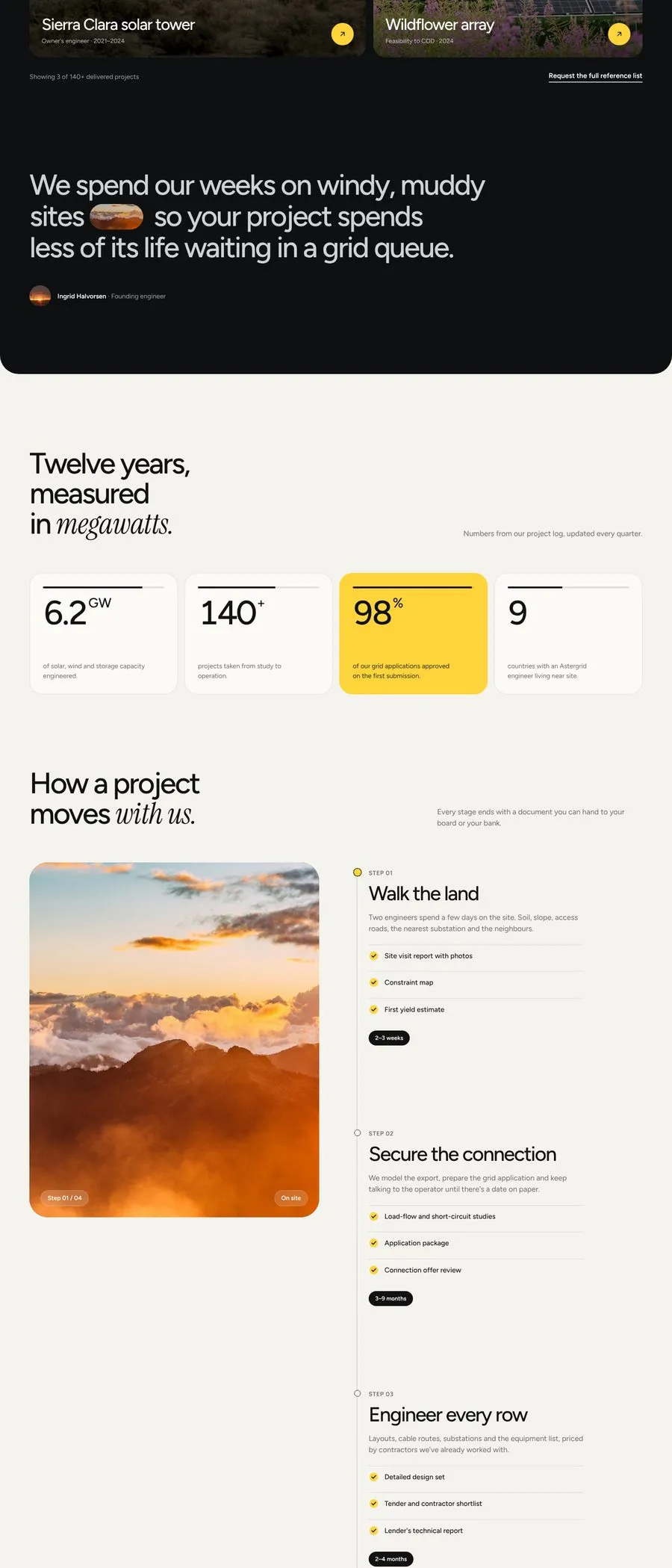 Astergrid: full page, part 2 of 3