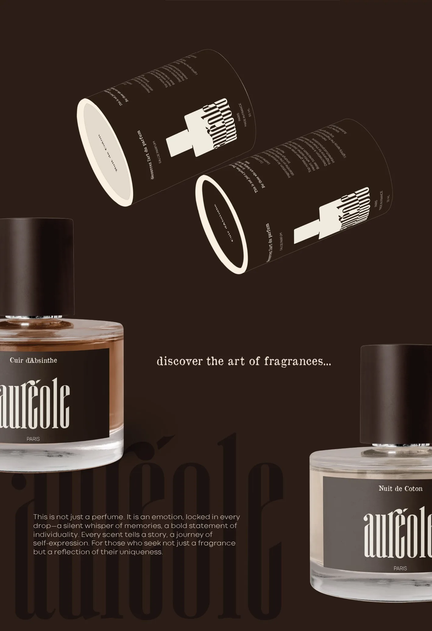 Auréole: Bottles and tubes