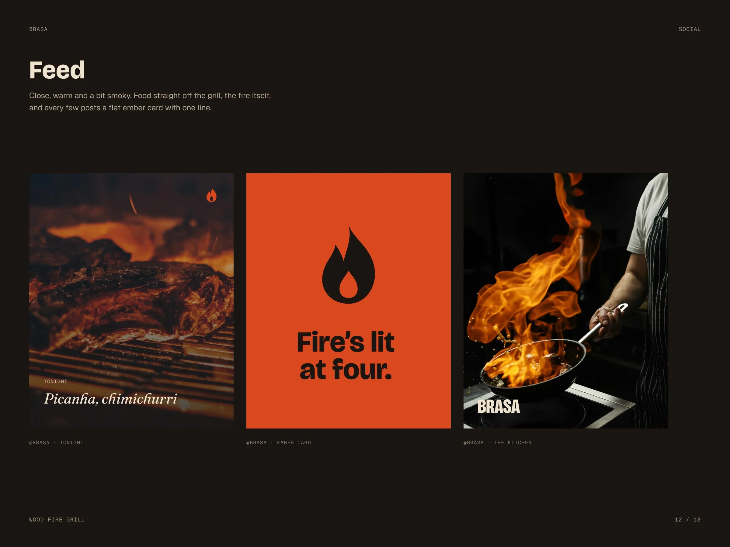 Brasa: Social