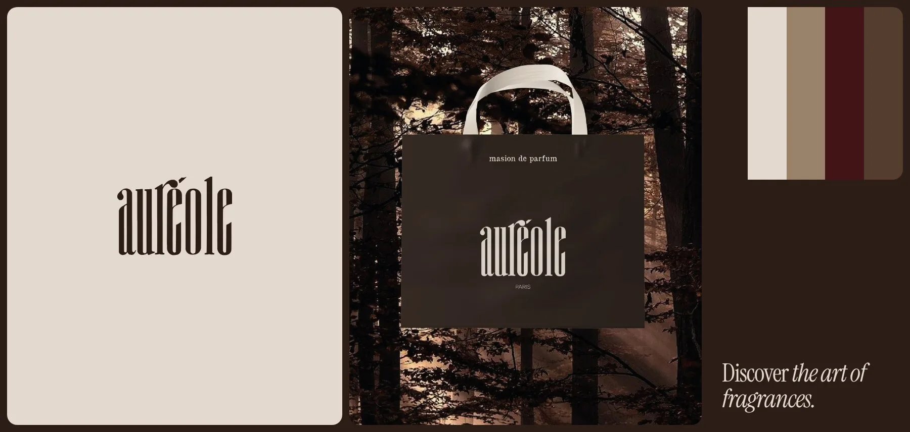 Auréole — Brand identity and packaging for a Paris perfume house