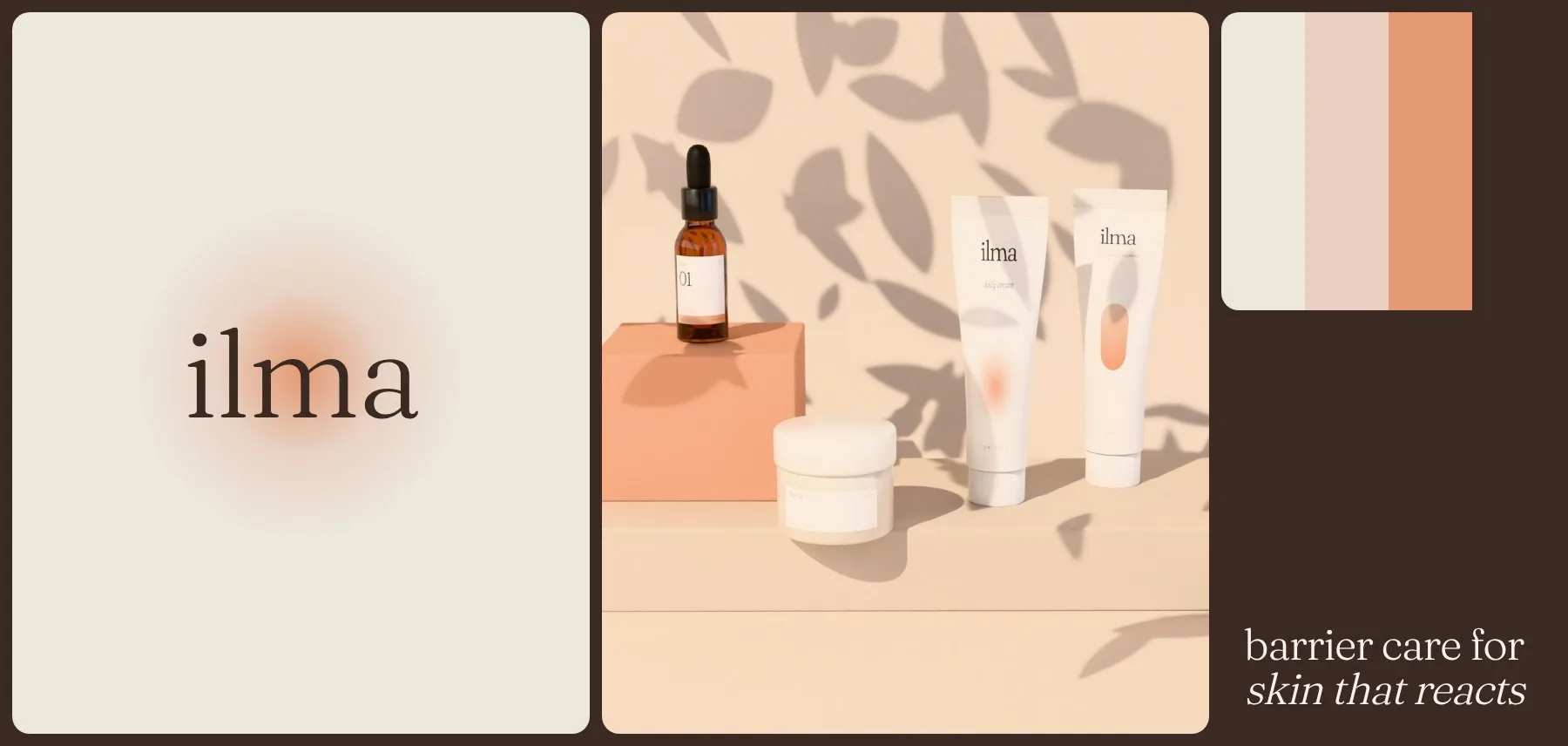 Ilma — Identity concept for barrier skincare
