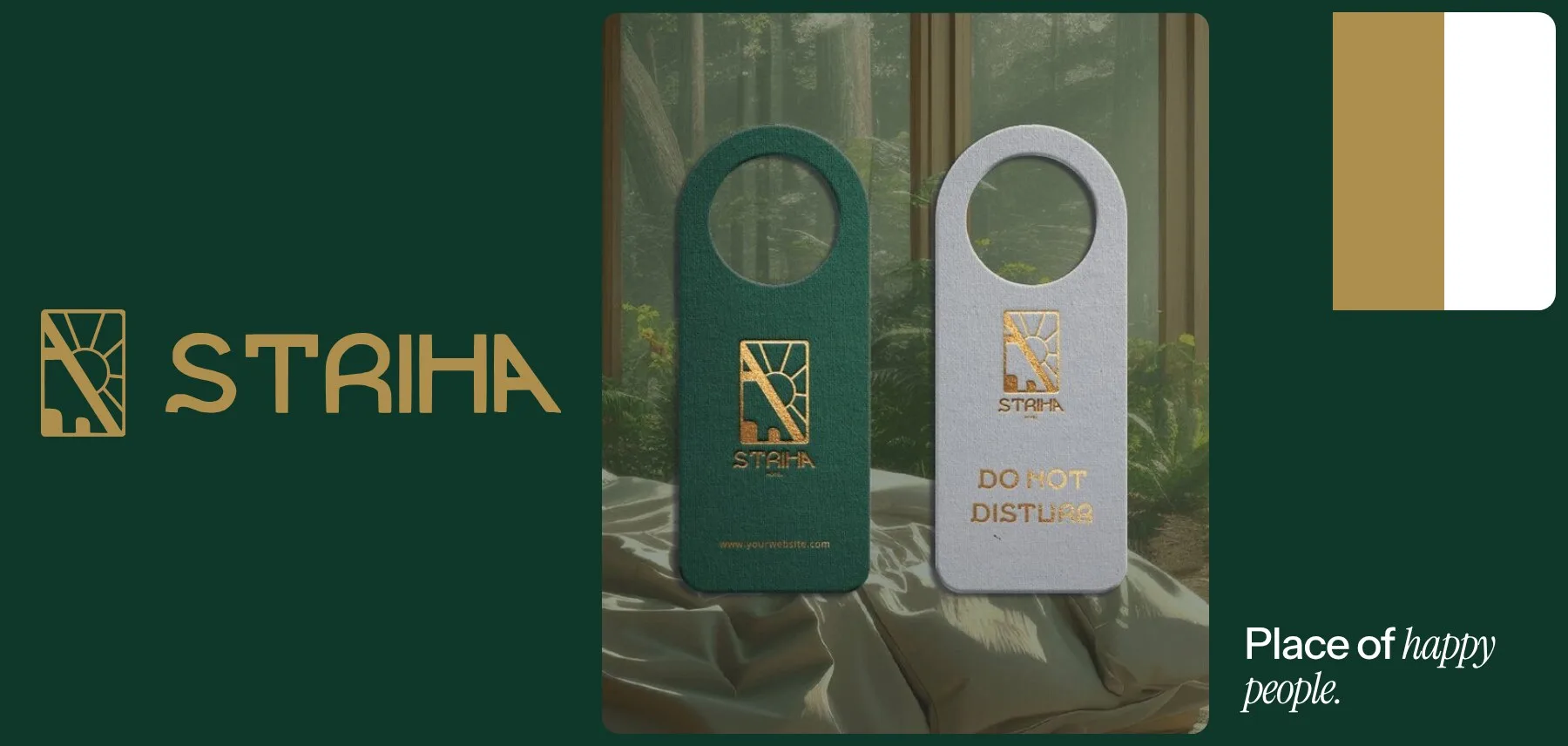 STRIHA — Brand identity for a hotel in the Carpathians