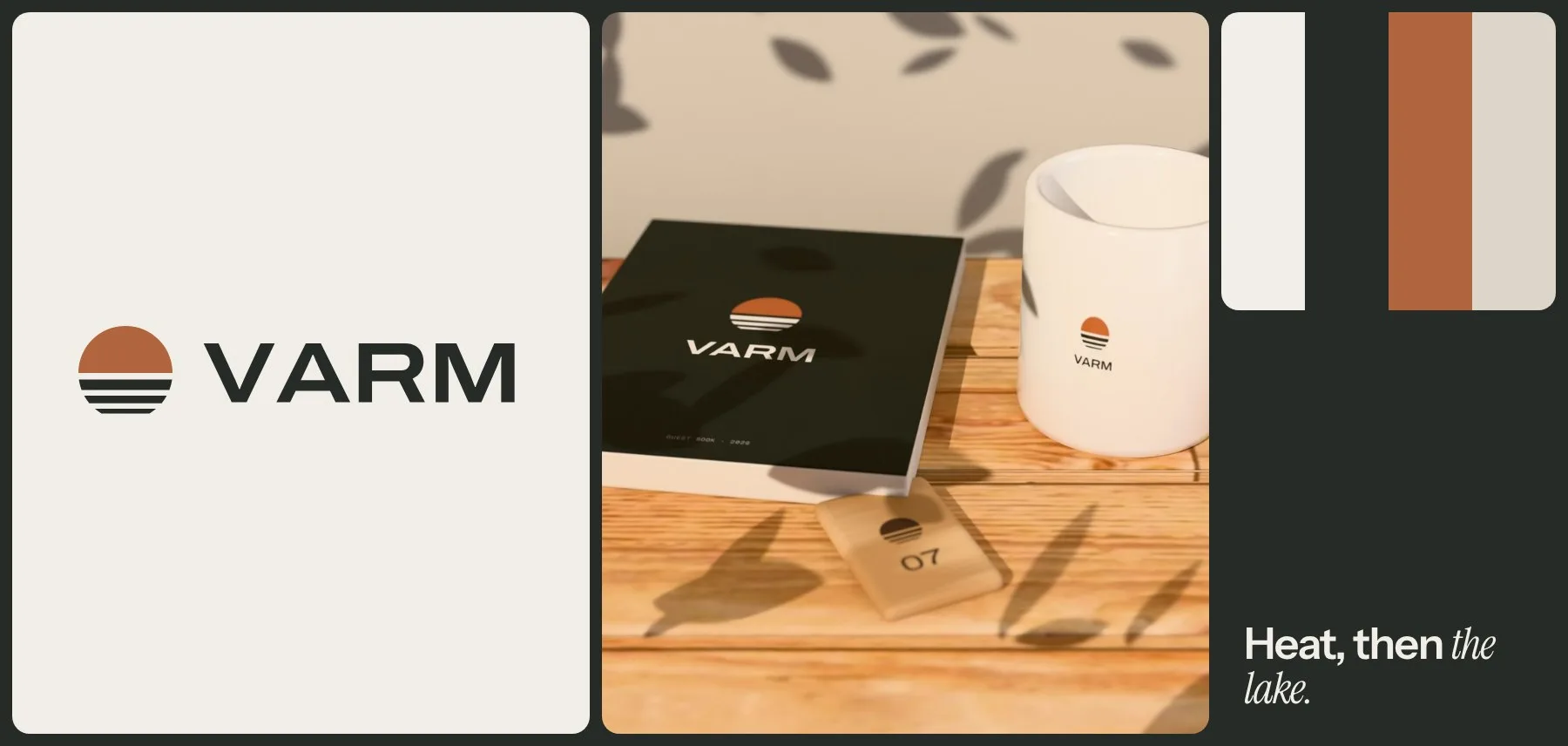 VARM — Identity concept for a sauna and cold-water club