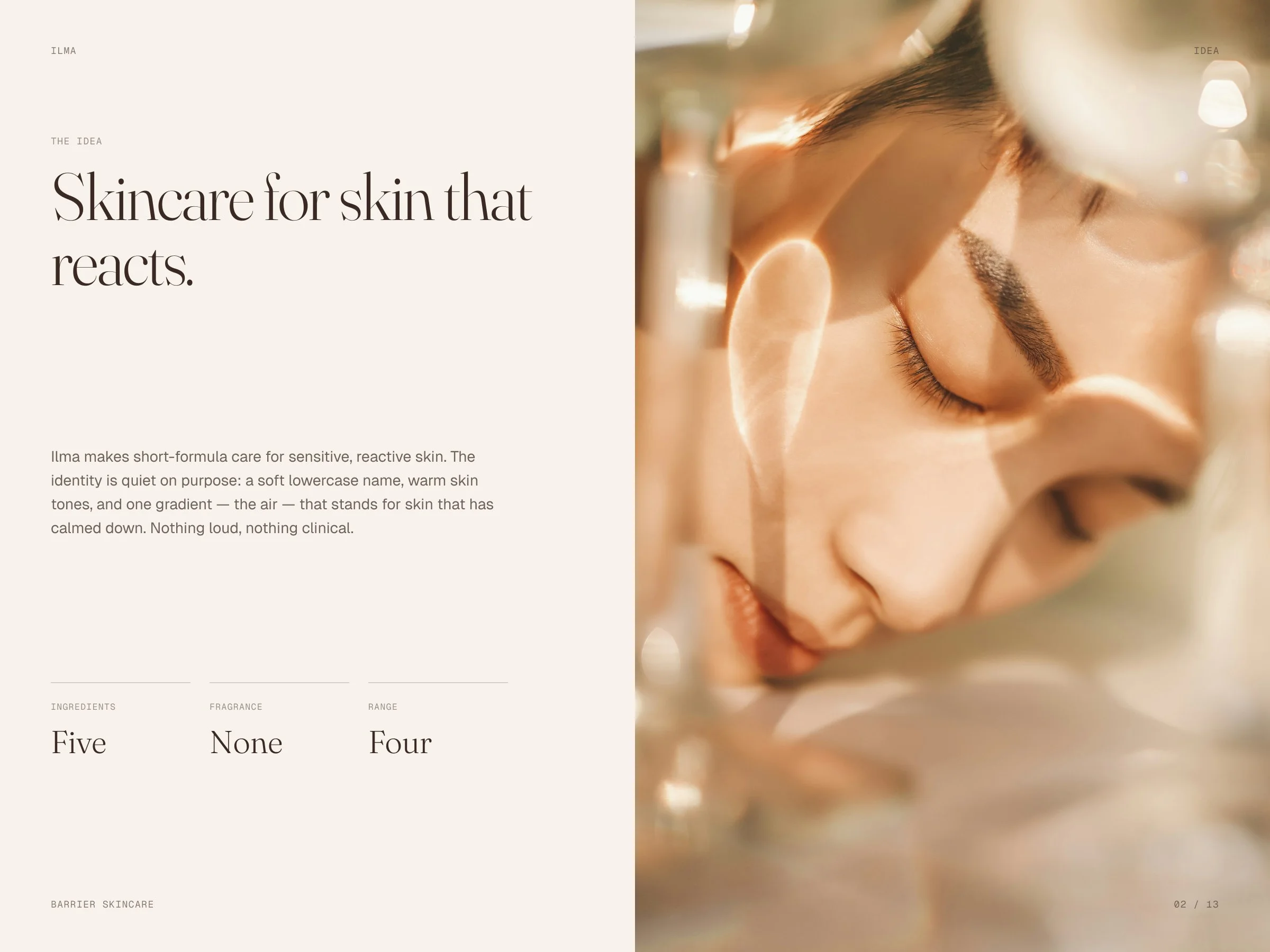 Ilma: Skincare for skin that reacts