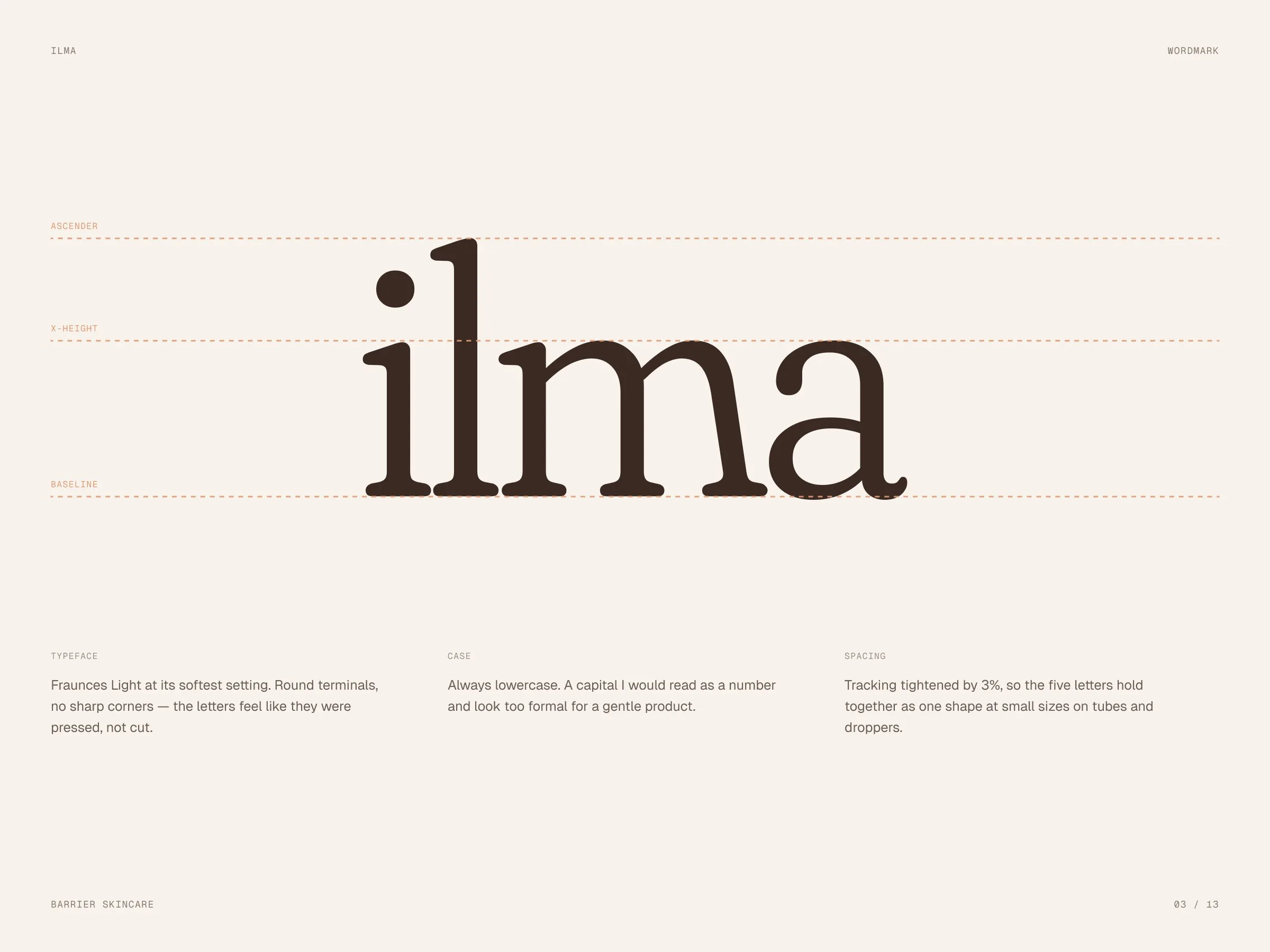 Ilma: Wordmark