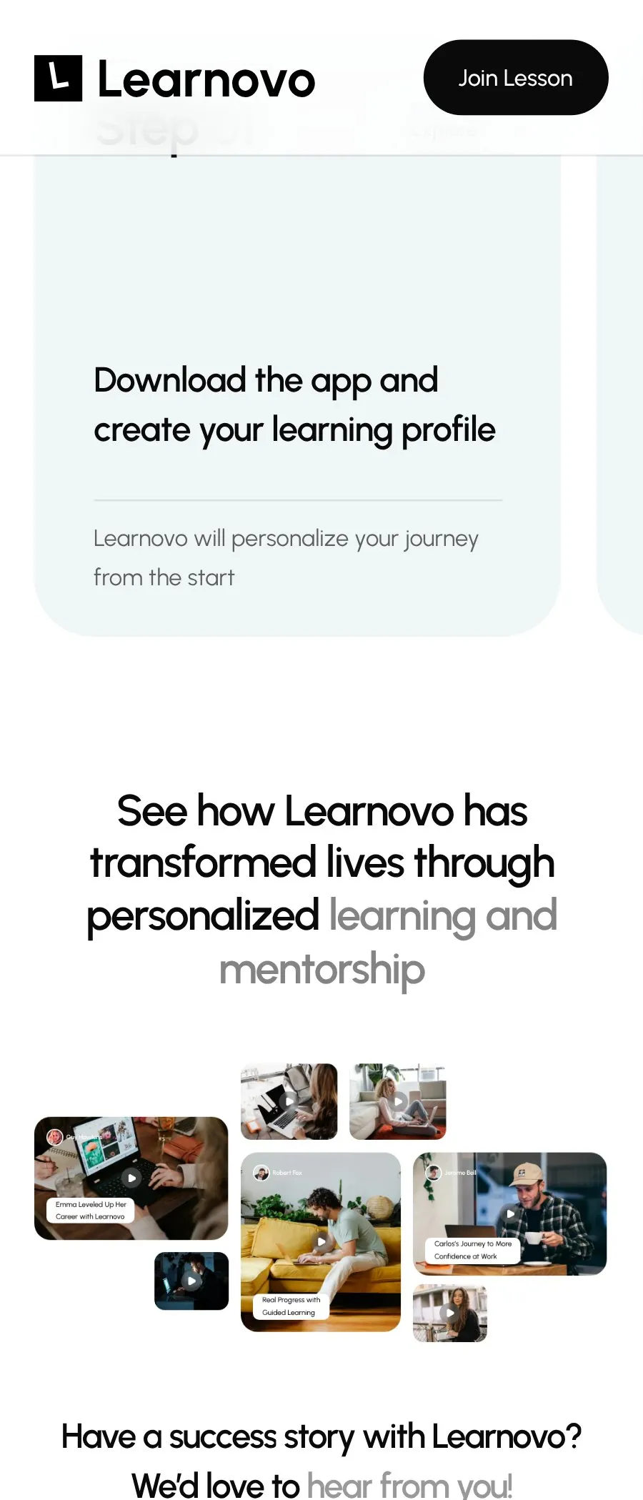 Learnovo: full page, part 3 of 3