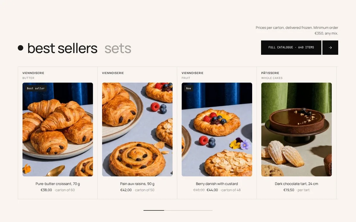 Levain & Co.: Best sellers you can drag