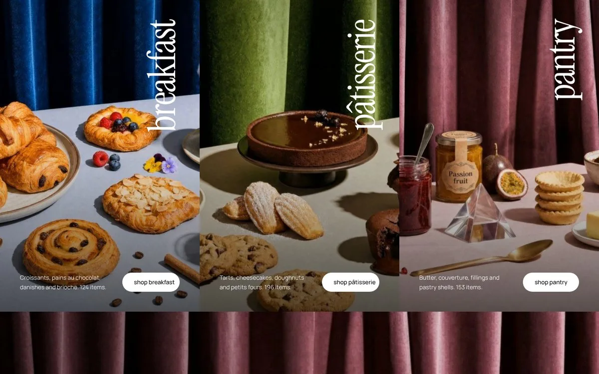 Levain & Co.: Three sets, three colours