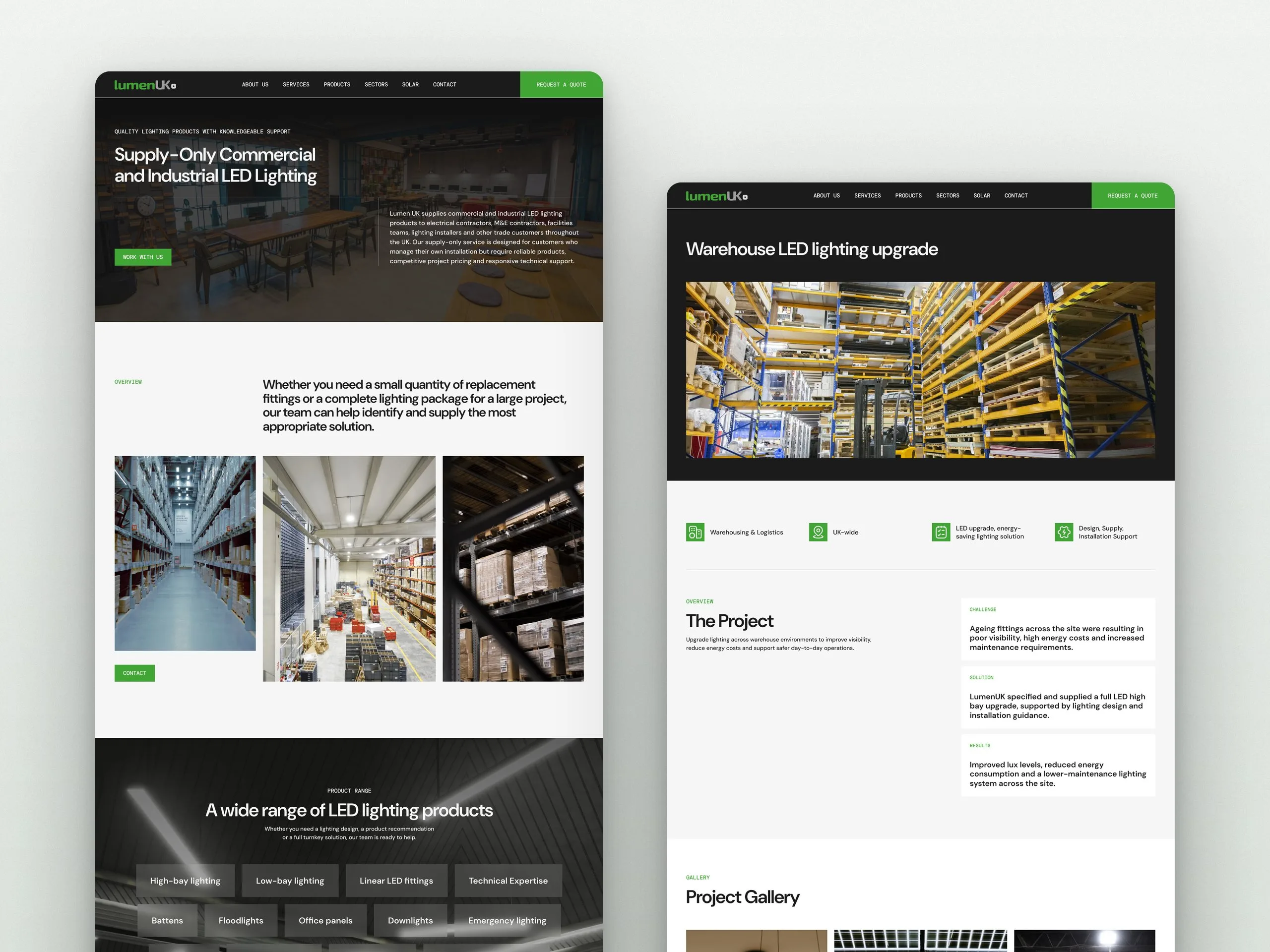 Lumen UK: Service and case study templates