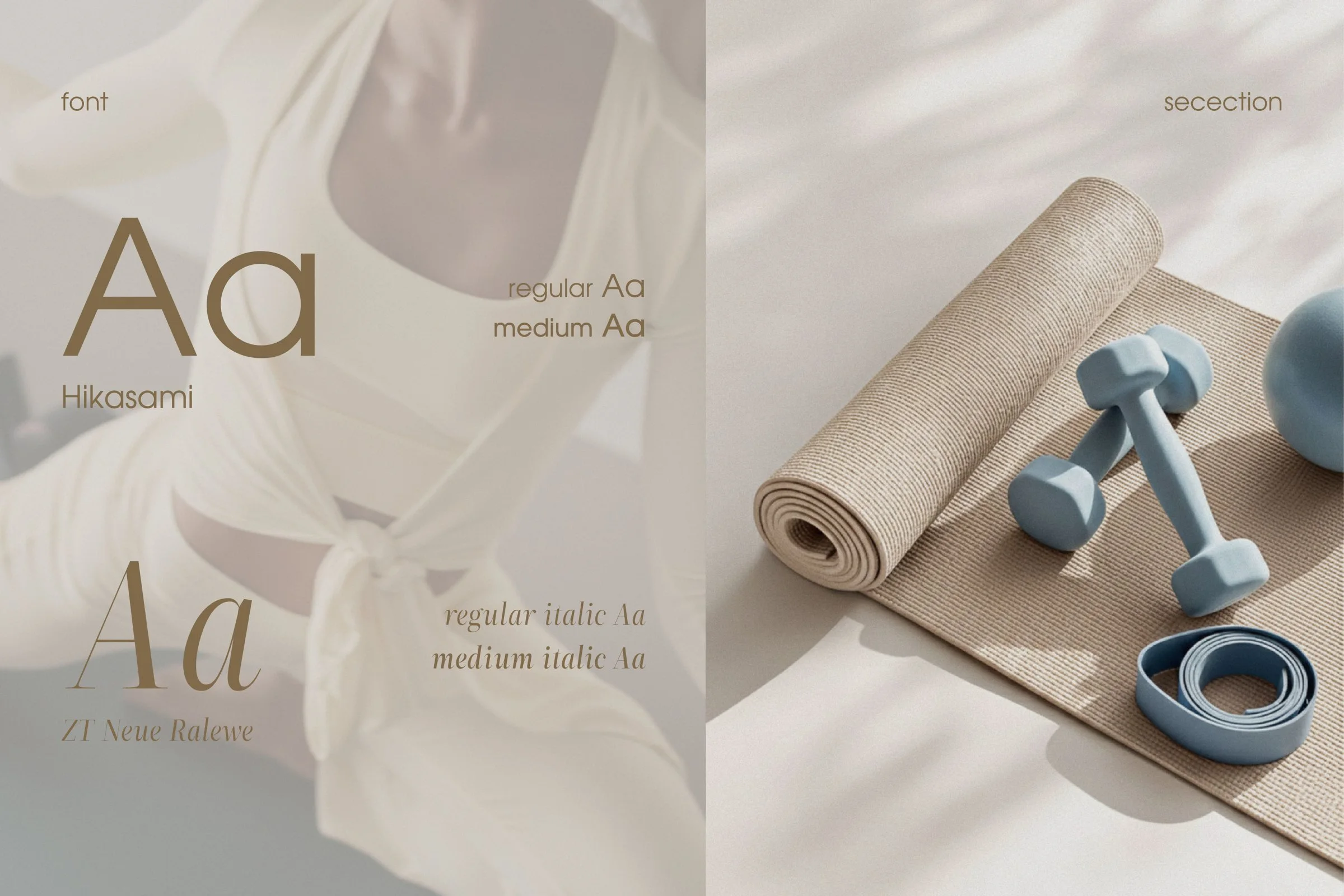 NOYA: Typography: Hikasami and ZT Neue Ralewe