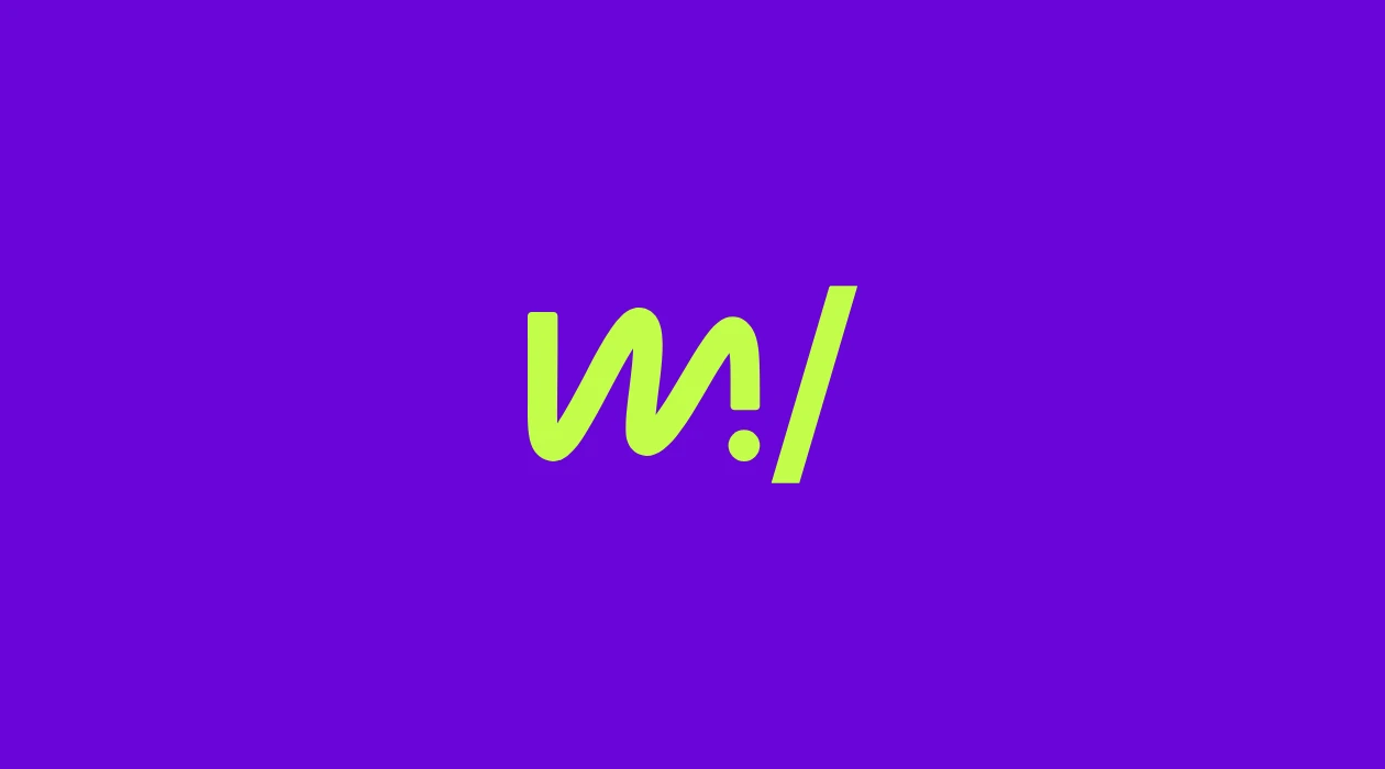 web.raw/studio — business card, monogram side